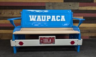 Buckle up: New committee custom benches rev up Iola’s revitalization